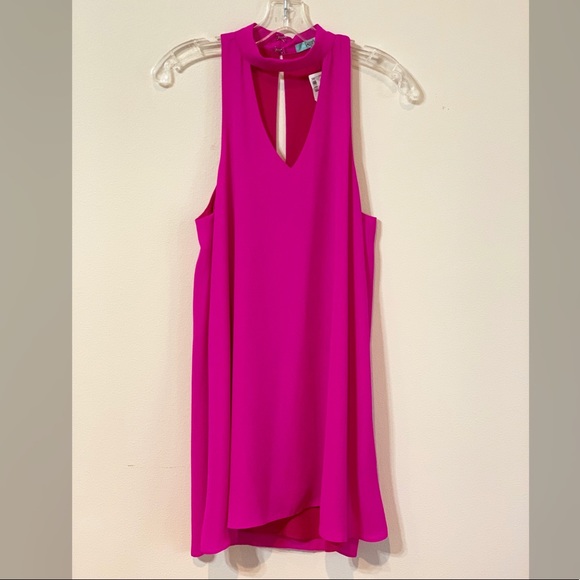 Pink Halter Flowy Dress NWT - Picture 5 of 6